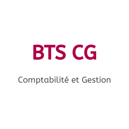 BTS CG - comptabilité et gestion