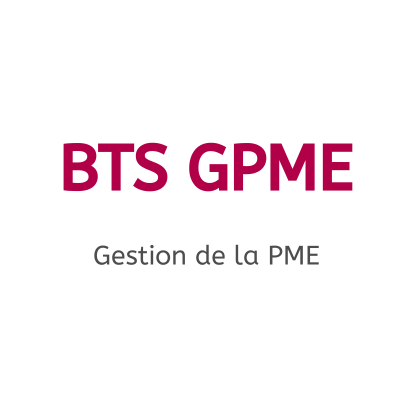 bts gpme - gestion de la PME
